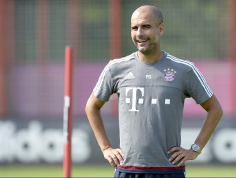 Pep Guardiola està vivint la seva tercera temporada com a entrenador del Bayern de Munic CHISTROF STACHE / AFP
