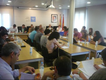 Imatge d'una sessió del ple del Consell Comarcal del Maresme LL.ARCAL