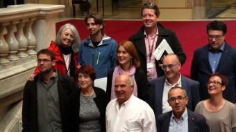 Els onze diputats de Catalunya Sí que es Pot, aquest divendres, al Parlament ACN