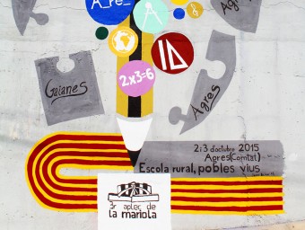 Cartell de l'edició d'enguany a Agres. EL PUNT AVUI