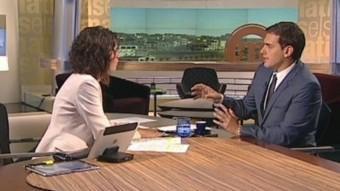 El president de Cs, Albert Rivera, durant l'entrevista amb Lídia Heredia EUROPA PRESS