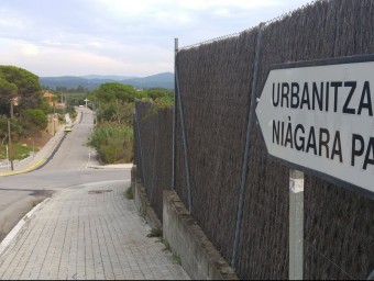 La urbanització Niàgara Park de Tordera s'abasteix amb aigua de Fogars. M.T. MARQUEZ