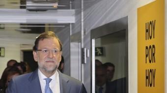 El president espanyol a la seu de la Cadena Ser EFE