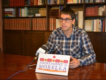 Rhamsés Ripollés és l'alcalde de Morella. EL PUNT AVUI