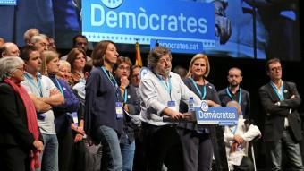 El líder de Demòcrates de Catalunya Antoni Castellà, en una intervenció al Congrés Fundacional del partit, el passat dia 7 de novembre JUANMA RAMOS