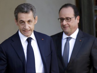 Nicolas Sarkozy s'ha entrevistat amb François Hollande REUTERS