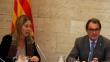 Neus Munté i Artur Mas en una reunió del consell executiu ACN