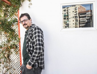 Albert Sánchez Piñol aquesta setmana, a la terrassa de casa seva a Barcelonajosep losada