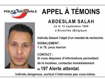 El cartell de recerca emès per la policia francesa i que ha servit per identificar-lo com el conductor atrapat a Figueres
