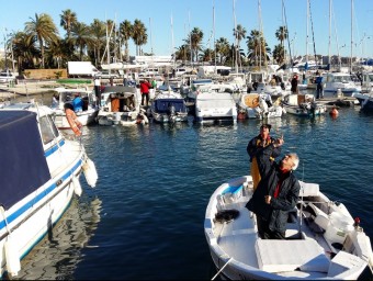 El llançament del coet va donar ahir el tret de sortida a la 41ena edició de la Festa del Calamar de Salou INFOCAMP