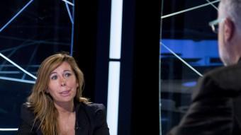 Alícia Sánchez-Camacho, en l'entrevista a El Punt Avui TV, ahir ALBERT SALAMÉ