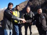 Els alcaldes de la vall i un representant de la Generalitat generalitat de catalunya