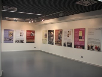 Mostra de la història d'Al Tall a la sala d'exposicions. CEDIDA