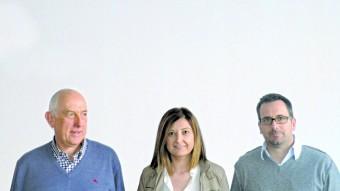 Els socis fundadors de Meypet, Andreu Serra, Cristina Castañé i Pere Mestre.  L'ECONÒMIC