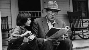 Mary Badham i Gregory Peck van estar nominats a l'Oscar pels seus papers de Scout i Atticus Finch ARXIU