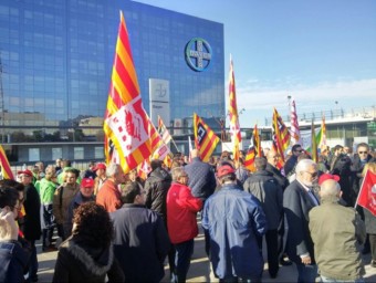 Els treballadors de Covestro ja es van mobilitzar el mes de novembre a la seu central de Sant Joan Despí INFOCAMP