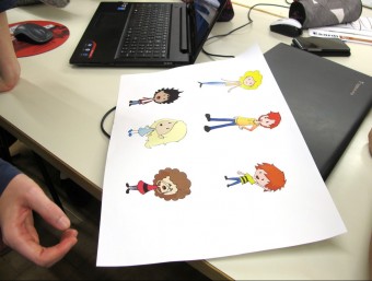 Alguns dels personatges dels contes sobre les Terres de l'Ebre il·lustrats per alumnes d'Esardi. A.F./ACN