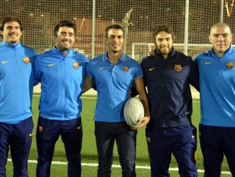 Els cinc jugadors blaugrana FCB