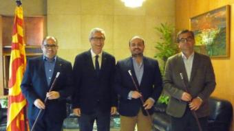 El pacte de govern amb el PP i UDC a Tarragona CARINA FILELLA