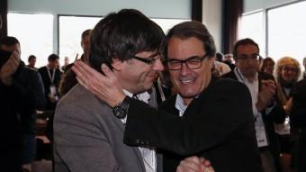 Carles Puigdemont i Artur Mas EFE