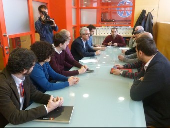 Diputats del PSC es van reunir ahir a Tarragona amb representants dels treballadors de Covestro INFOCAMP