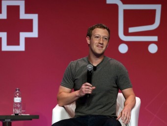 El fundador de Facebook, Mark Zuckerberg, aquest dilluns a l'MWC EFE