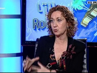 Ester Capella, diputada d'ERC, aquest dilluns a ‘L'Illa de Robinson'