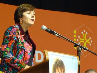 La presidenta de la regió Carole Delga, durant la campanya electoral regional, on la seva llista socialista s'intitulava 'Notre Sud' A.R