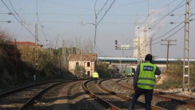 El descarrilament d'un tren a Ascó el passat gener va forçar a tallar el servei dies. ACN
