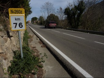 L'accident va tenir lloc a l'altura del quilòmetre 76,5 de l'N-260, a Montagut RAMON ESTEBAN