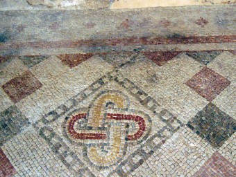 Mosaics de la vil·la romana dels Munts d'Altafulla que ara han estat restaurats RUDI RANESI