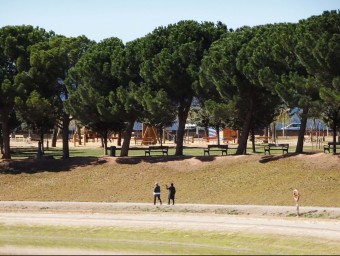 El parc de l'Agulla és una zona de passeig i el pulmó verd de Manresa JORDI PREÑANOSA
