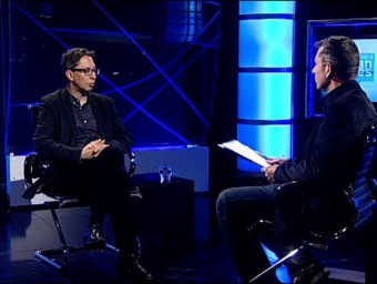 Ferran Barenblit with Barney Griffiths on El Punt Avui TV. / 