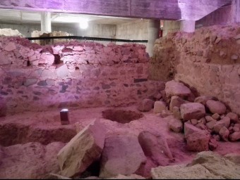 Imatge de l'interior de les instal·lacions del Museu Romà de Premià de Mar, que ara celebra el primer aniversari. M.B