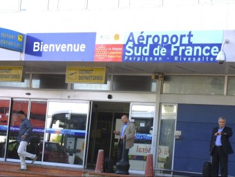 Imatge d'arxiu de l'entrada de l'aeroport de Perpinyà, anomenat oficialment aeroport Sud de França-Perpinyà EL PUNT AVUI