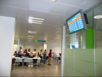 L'Oficina de Treball de la Generalitat (OTG) de Pineda de Mar en una imatge d'arxiu. El municipi registra el percentatge d'aturats més alt del Maresme, amb un 24,02% T.M