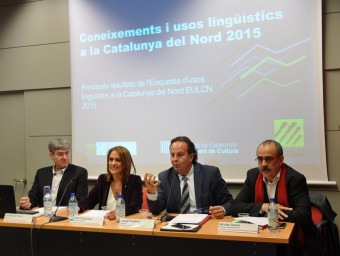 Presentació a la Casa de la Generalitat de Perpinyà de l'Enquesta d'Usos Lingüístics CDG