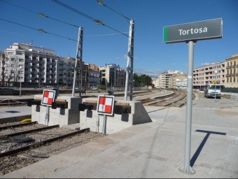 L'estació de tren de Tortosa, en una imatge d'arxiu GUSTAU MORENO