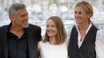 George Clooney, Jodie Foster i Julia Roberts van aportar ahir la quota de glamur necessària en tot gran festival REUTERS