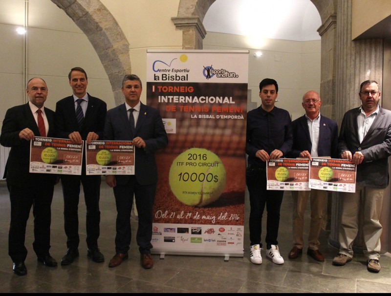 La presentació del torneig internacional que es va dur a terme ahir al matí a la Diputació de Girona SARA CABARROCAS