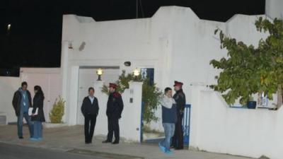 Els Mossos d'Esquadra costudiant el domicili on van passar els fets, que es van registrar el 12 de novembre del 2015 TURA SOLER