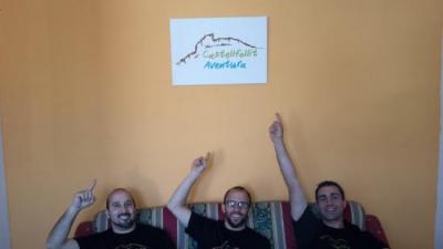 Castellfollit Aventura neix d'una iniciativa de Jordi i Xavier Cases i Gerard Vendrell. ARXIU