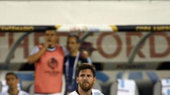 Messi abatut després de perdre la final EFE