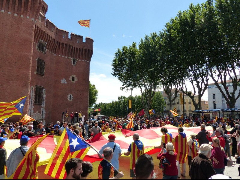 Manifestació del dissabte 25 de juny pel 'Sí al País català'
