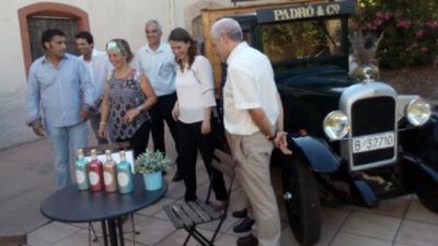 La consellera Meritxell Serret en el decurs de la visita que a les instal·lacions de Vins Padró de Bràfim JOSEP LLUÍS ERAS