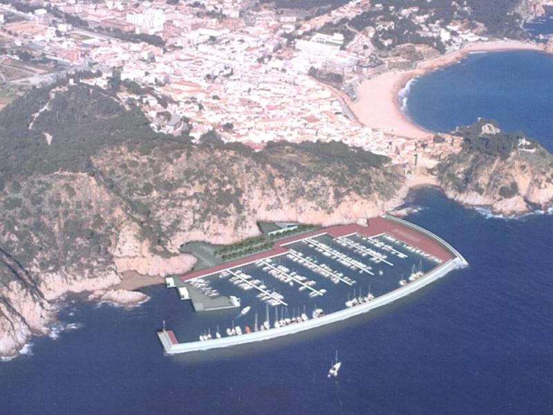 Recreació del possible port de Tossa de Mar. EPA