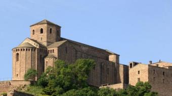 Una perspectiva del Castell de Cardona, que acull la Col·legiata de Sant Vicenç ARXIU
