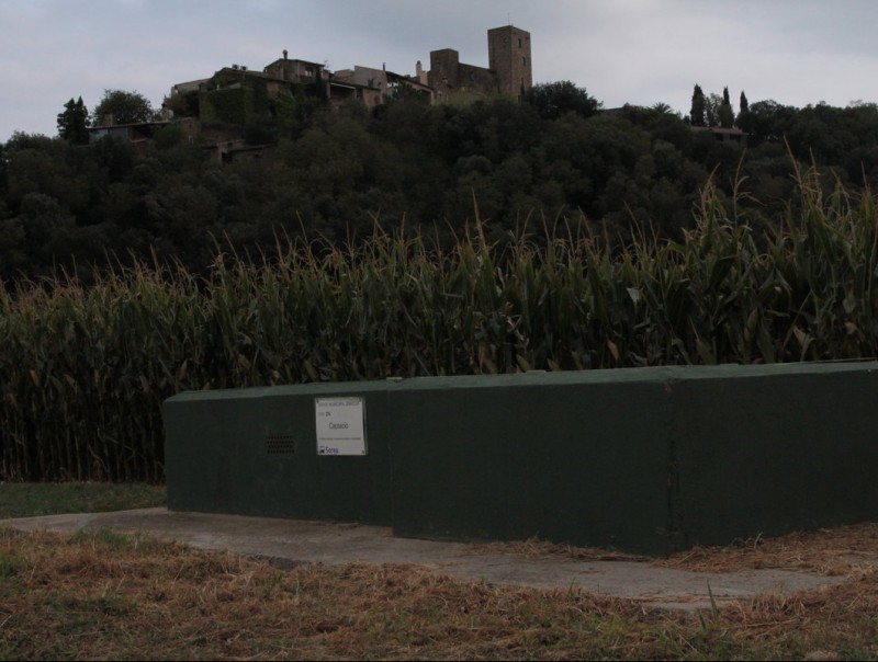 Un dels pous de captació al Daró, a Castell d'Empordà E.A