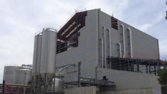 La nova planta de sal d'alta qualitat (vacuum) que Iberpotash posarà en marxa a Súria, en una imatge d'aquest estiu EPA