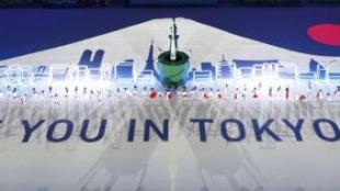 Un muntatge en la cerimònia de clausura convidava els espectadors als pròxims Jocs, els de Tòquio del 2020 REUTERS